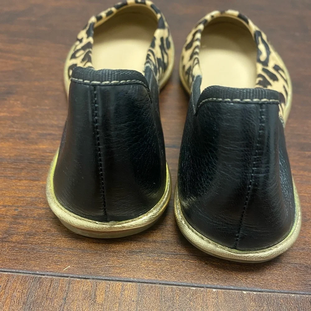Diane Von Furstenberg Botswana Calf Hair Leopard Flats Size 8.5